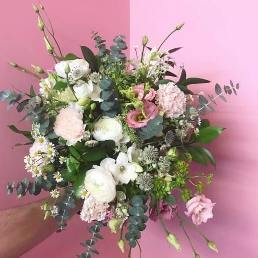 bouquet romantique, bouquet de Mathilde, mariage