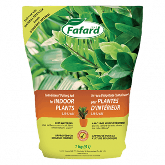 Terreau pour plantes d'intérieur Fafard