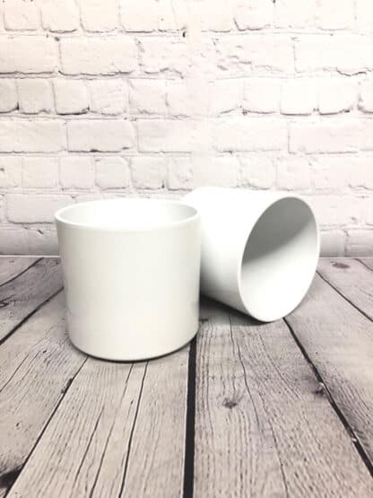 Rosa White 5" pot cover