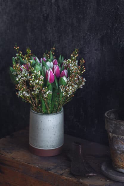 Tulips and wax bouquet - Image 2