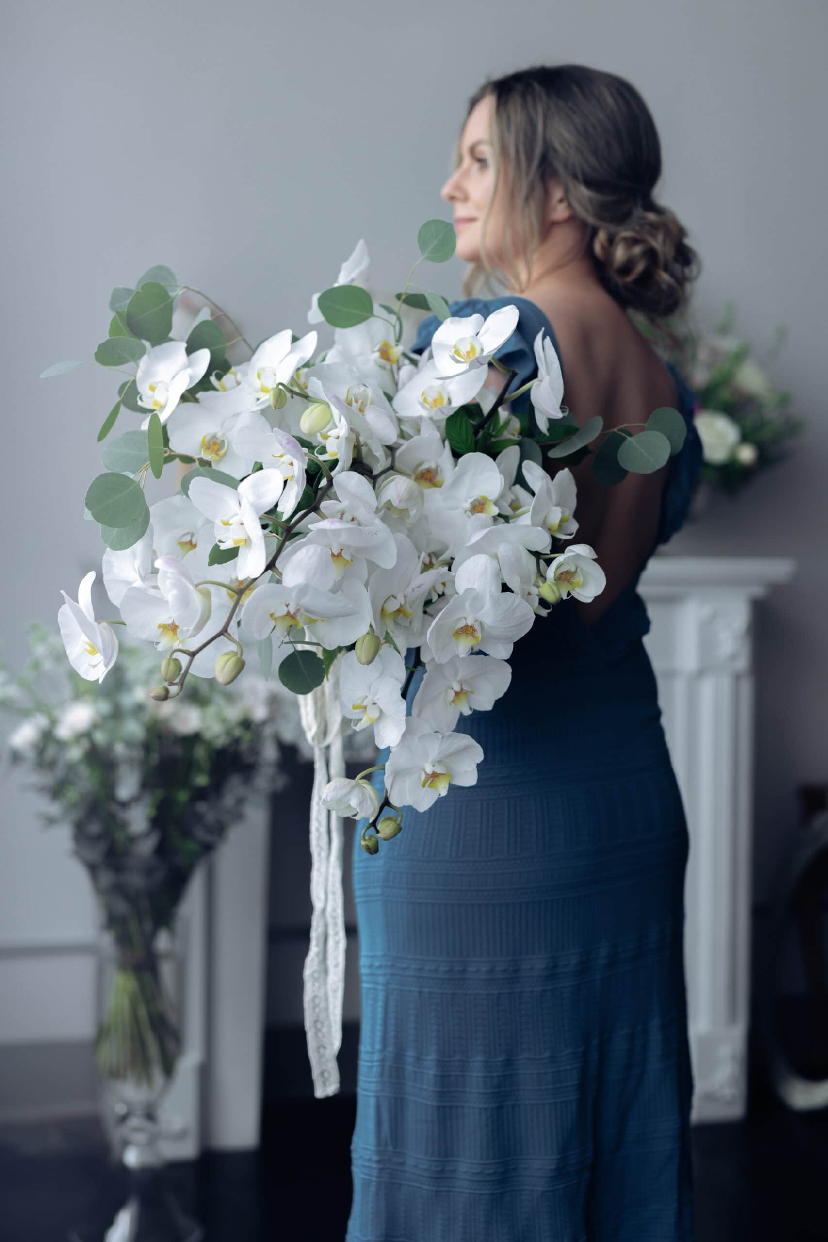 Bouquet de mariée orchidée